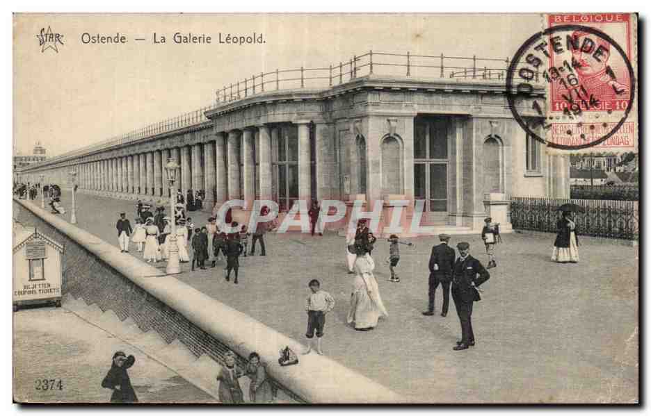 CPA Ostende La Galerie Leopold