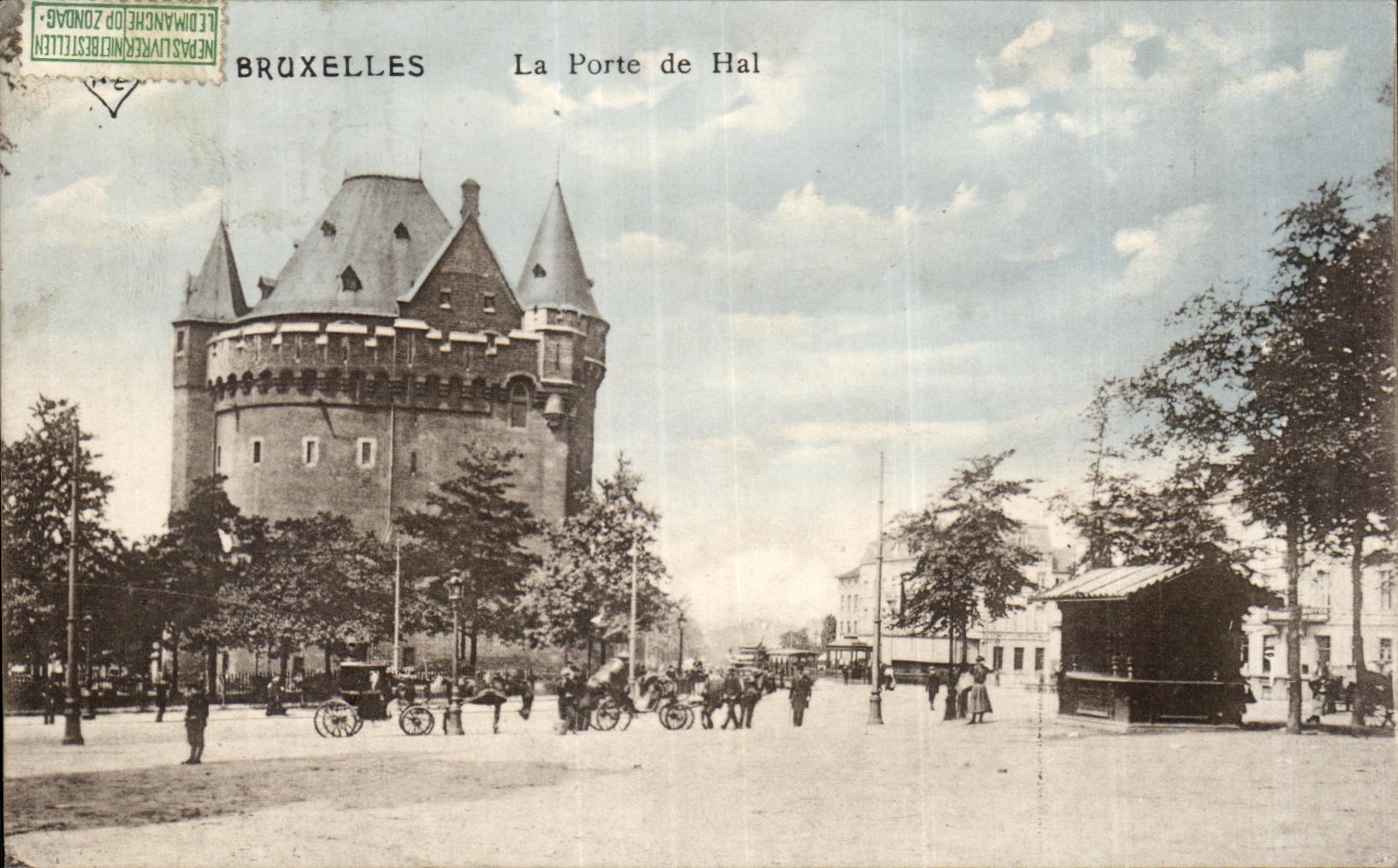 CPA Bruxelles La Porte de Hal