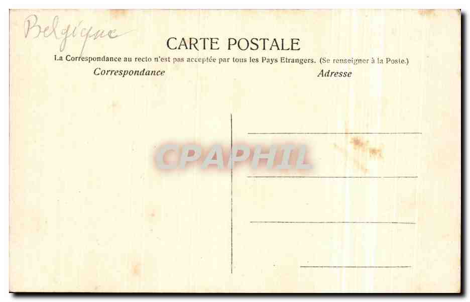 CPA Gand Le Nouveau Beguinage — Rückseite