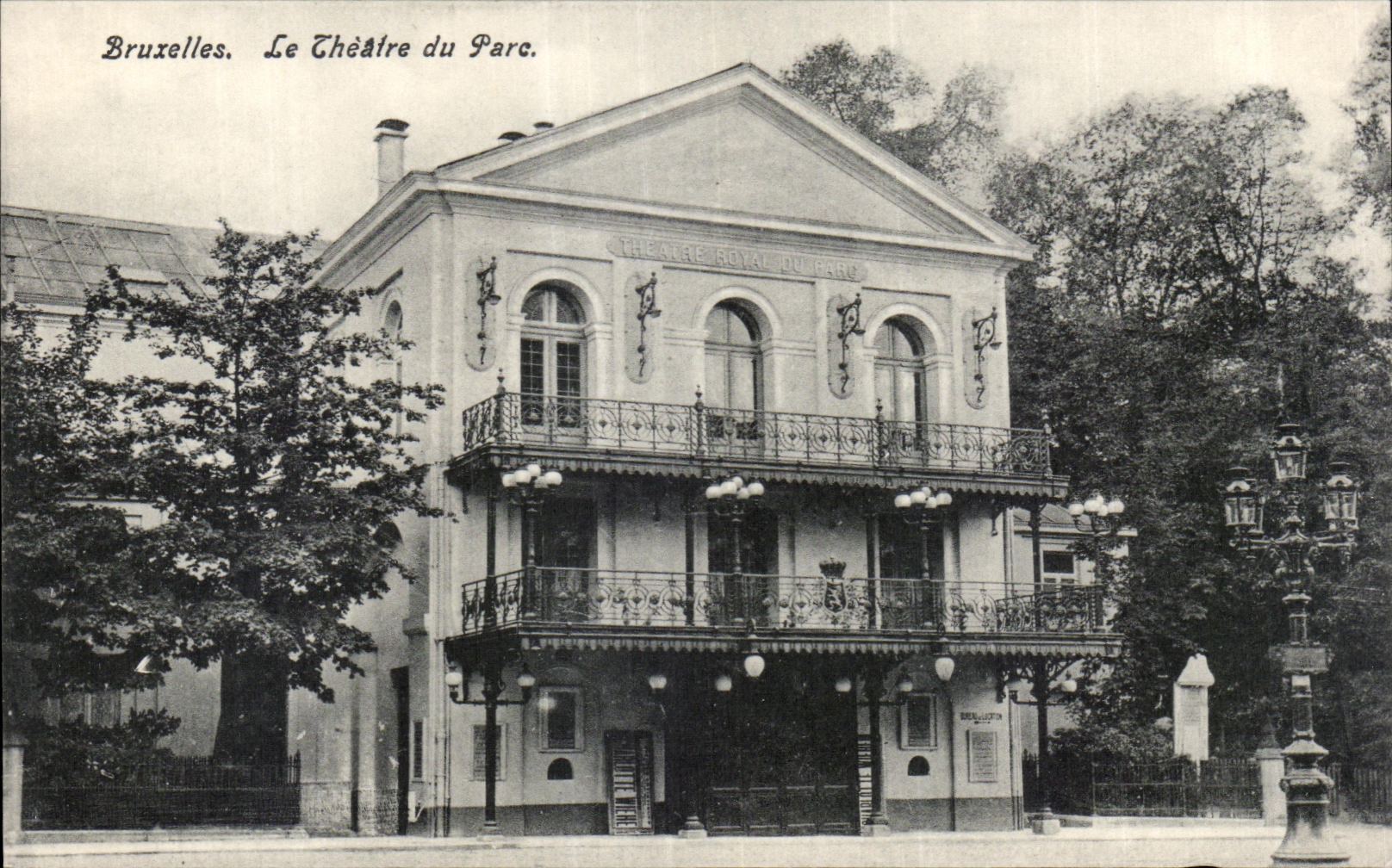 CPA Bruxelles Le Theatre du Parc