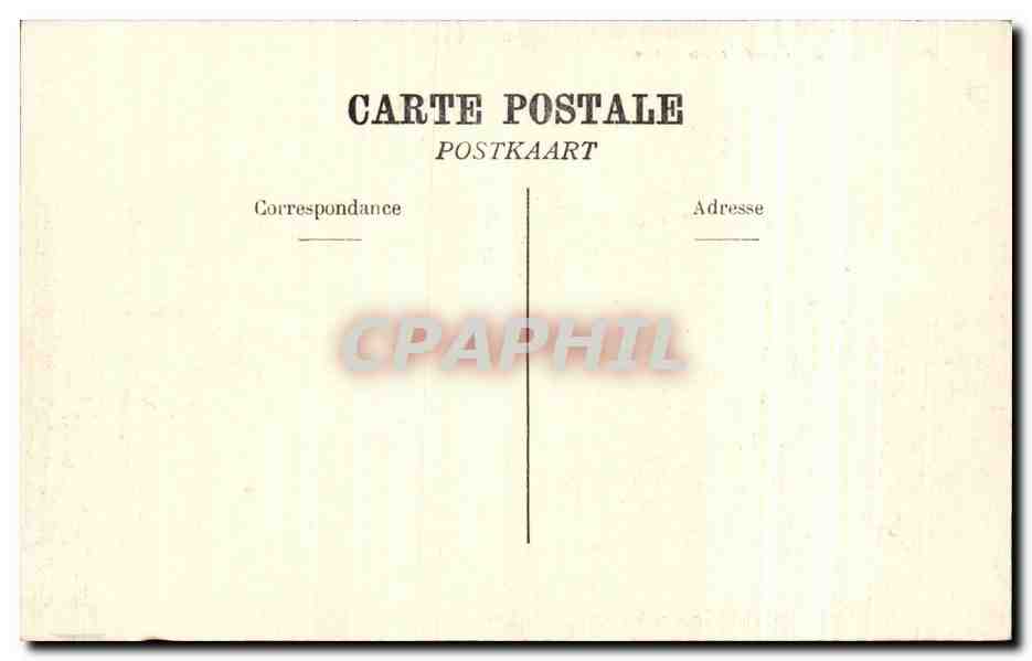 CPA Bruxelles Le Theatre du Parc — Verso