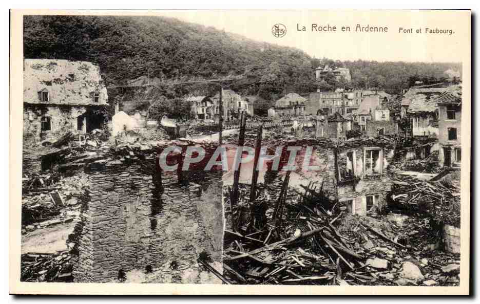 CPA Luxembourg La Roche en Ardenne Pont et Faubourg