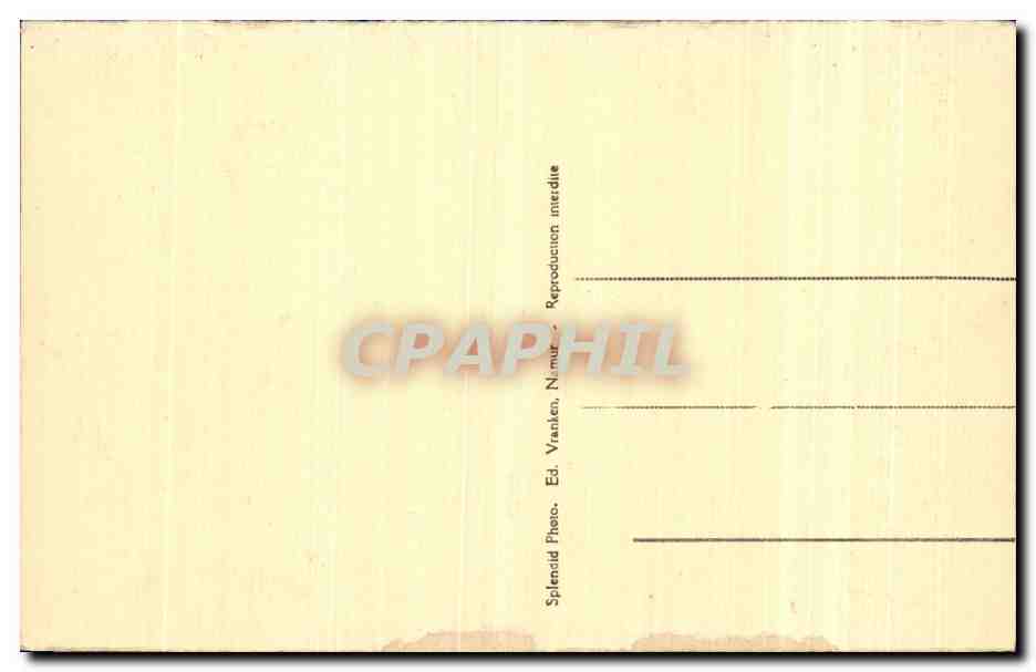 CPA Marche Les Dames Rochers des Beez Et Les La Bassin — Rückseite