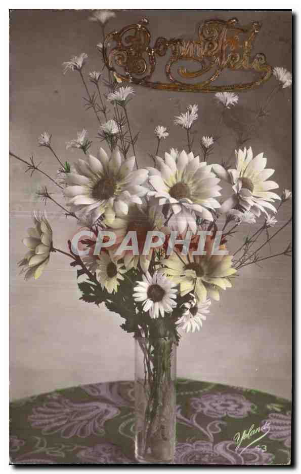 CPA Fantaisie Fleur 