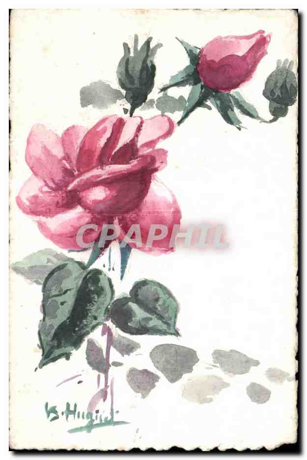 CPA Fantaisie Fleur 
