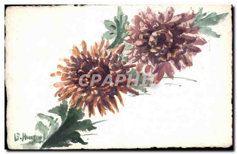 CPA Fantaisie Fleur 
