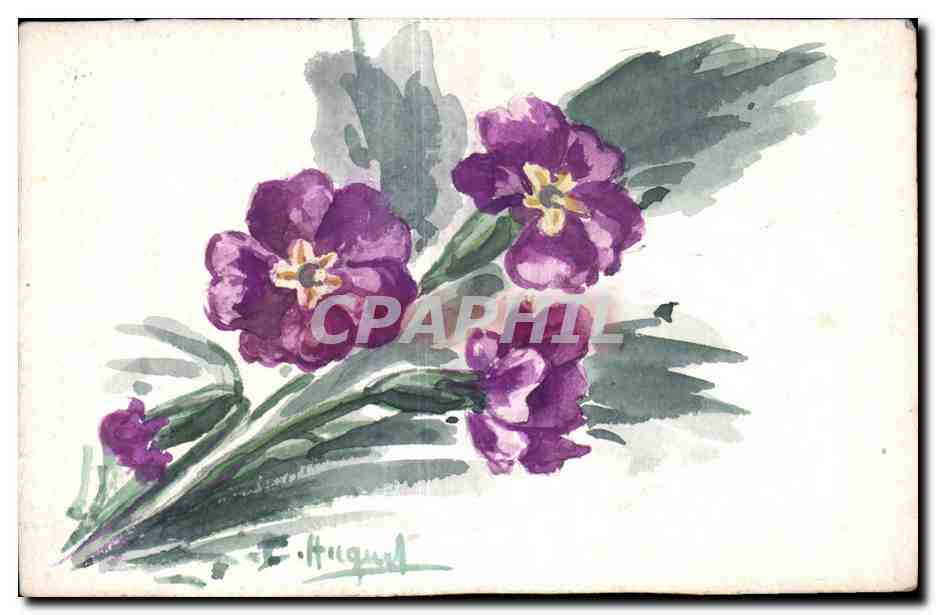 CPA Fantaisie Fleur 