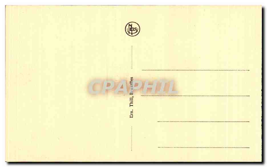 CPA Bruxelles place de la Bourse et Boulevard Anspach — Verso