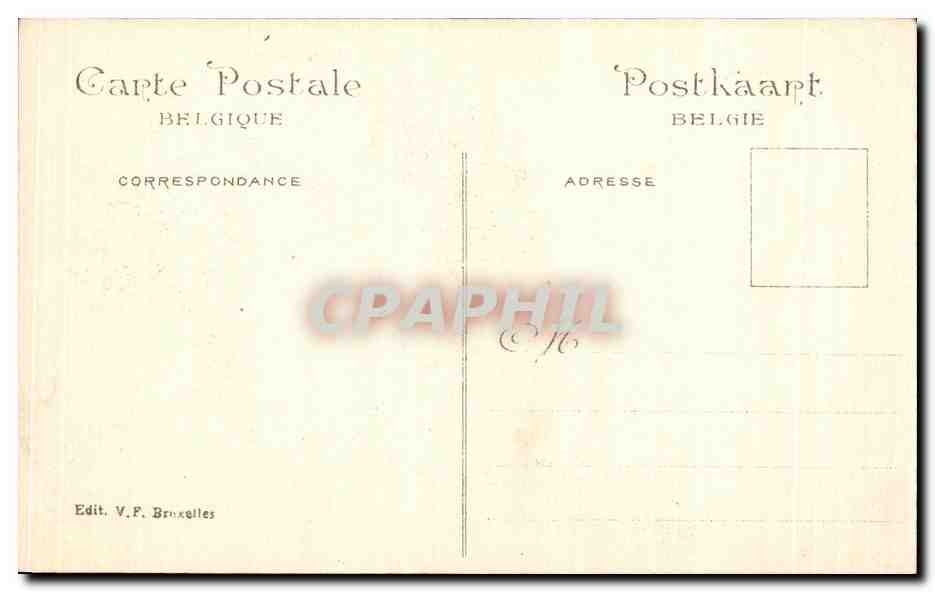 CPA Pavillon Hollandais Exposition universelle Bruxelles 1910 — Verso