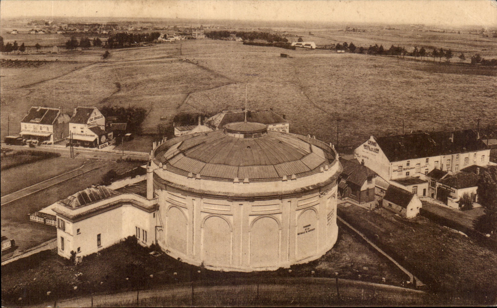 CPA Waterloo Panorama de la plaine Mont Saint Jean 