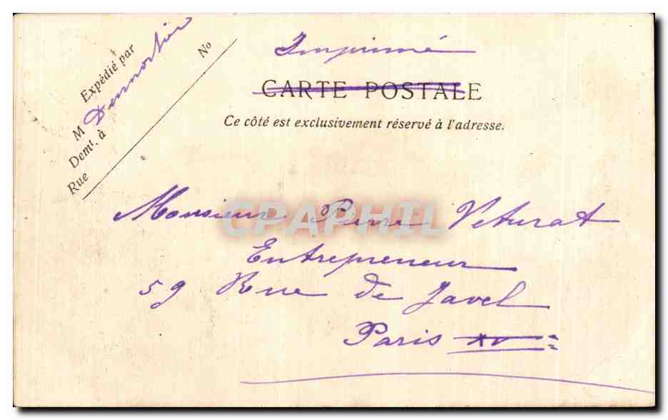 CPA Tilff La gare et le pont de l Ourthe  — Rückseite
