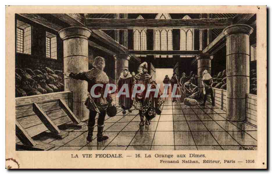 CPA La Vie Feodale La Grange aux Dimes
