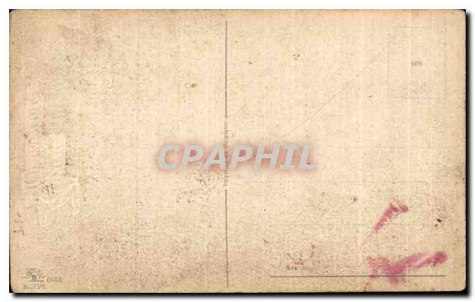 CPA Fleurs Anniversaire — Verso