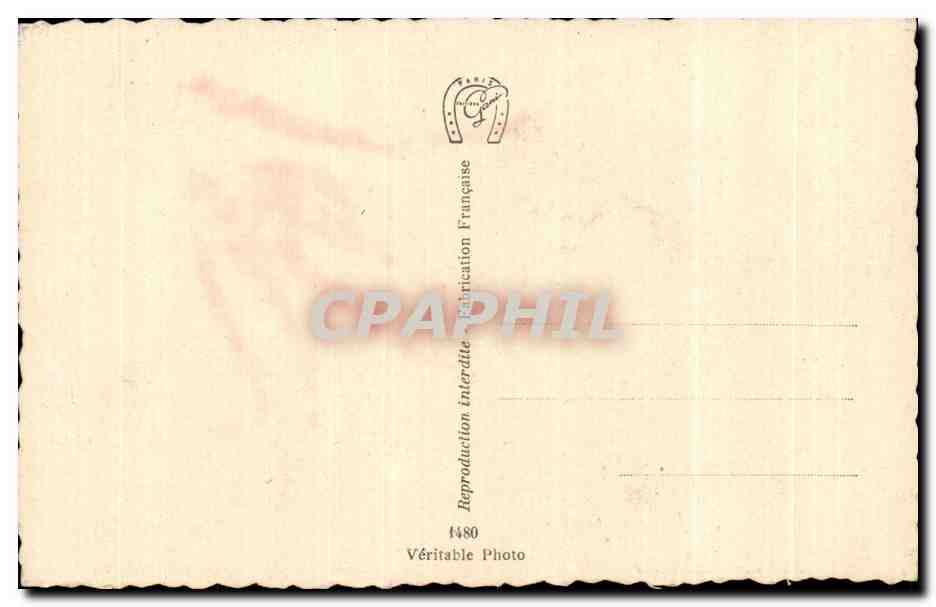 CPA Fleurs  — Verso