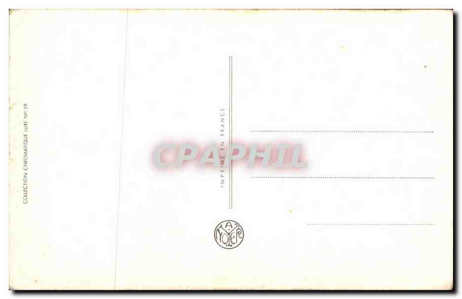 CPA Fleurs  — Verso