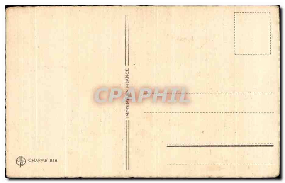 CPA Fleurs  — Verso