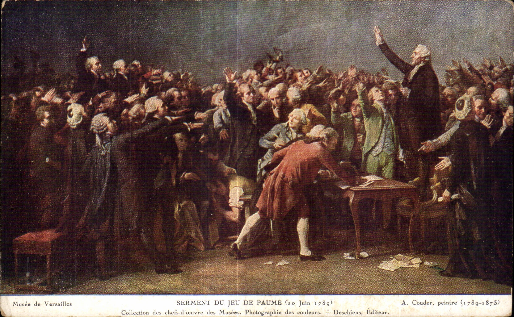 CPA Serment Du Jeu De Paume Revolution Francaise 20 juin 1789 Musee de Versailles