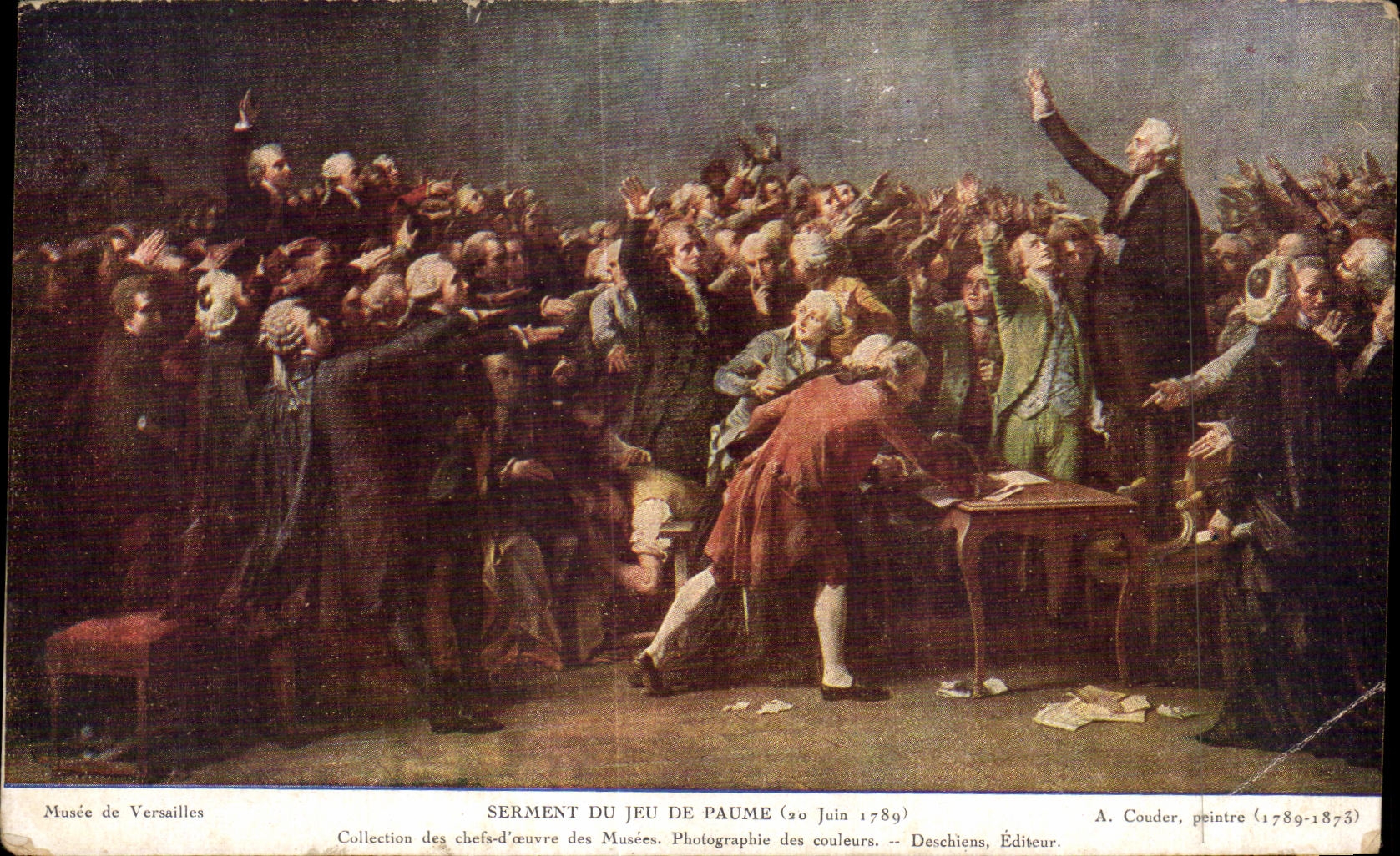 CPA Serment Du Jeu De Paume Revolution Francaise 20 juin 1789 Musee de Versailles