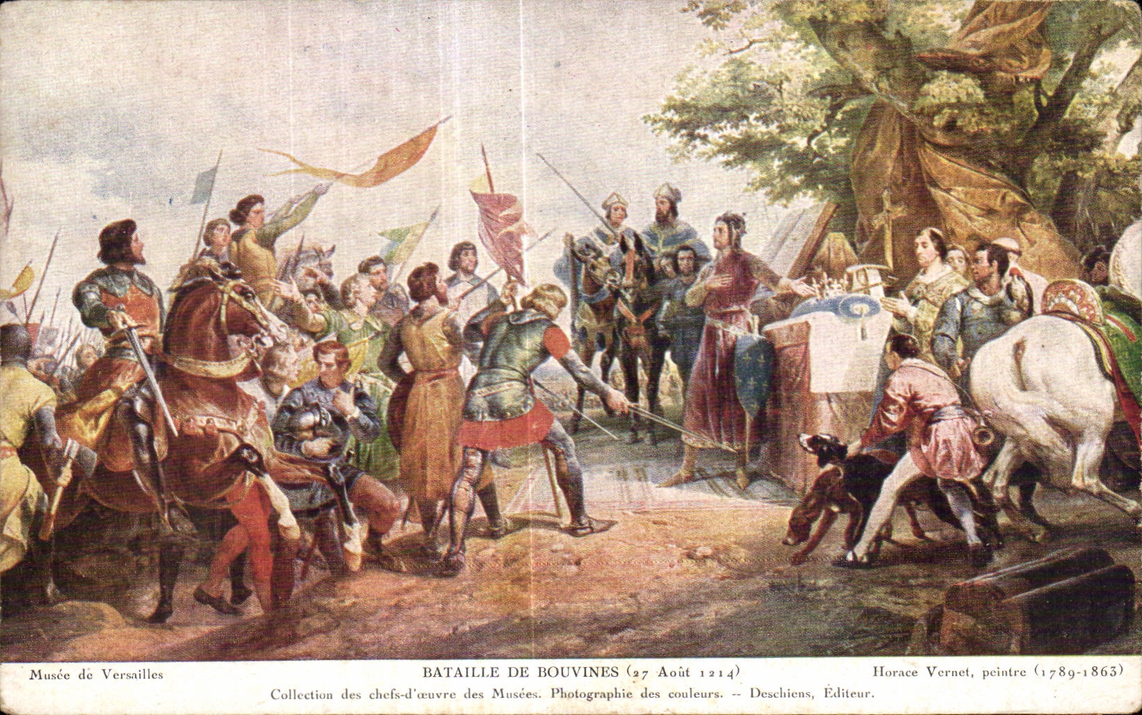 CPA Bataille De Bouvines 27 Aout 1714 Musee de Versailles Militaria 