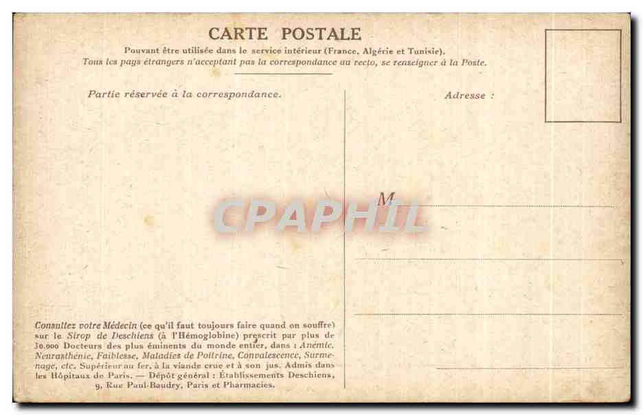 CPA Sacre De Napoleon I  — Verso