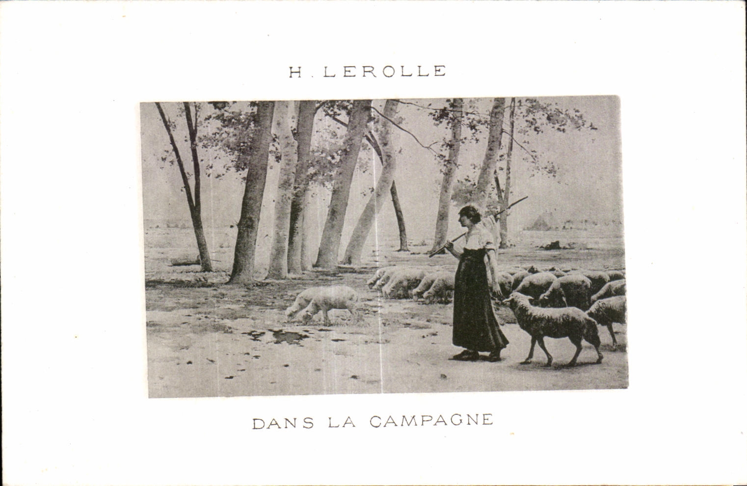 CPA H Lerolle Dans La Campagne