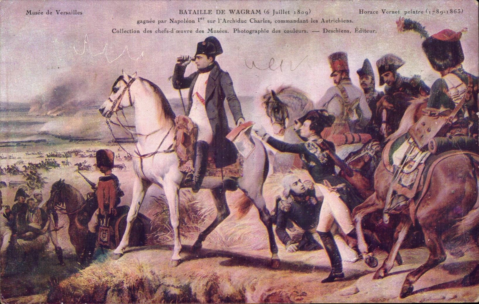 CPA Bataille de Wagram Napoleon 6 juillet 1809 Militaria 