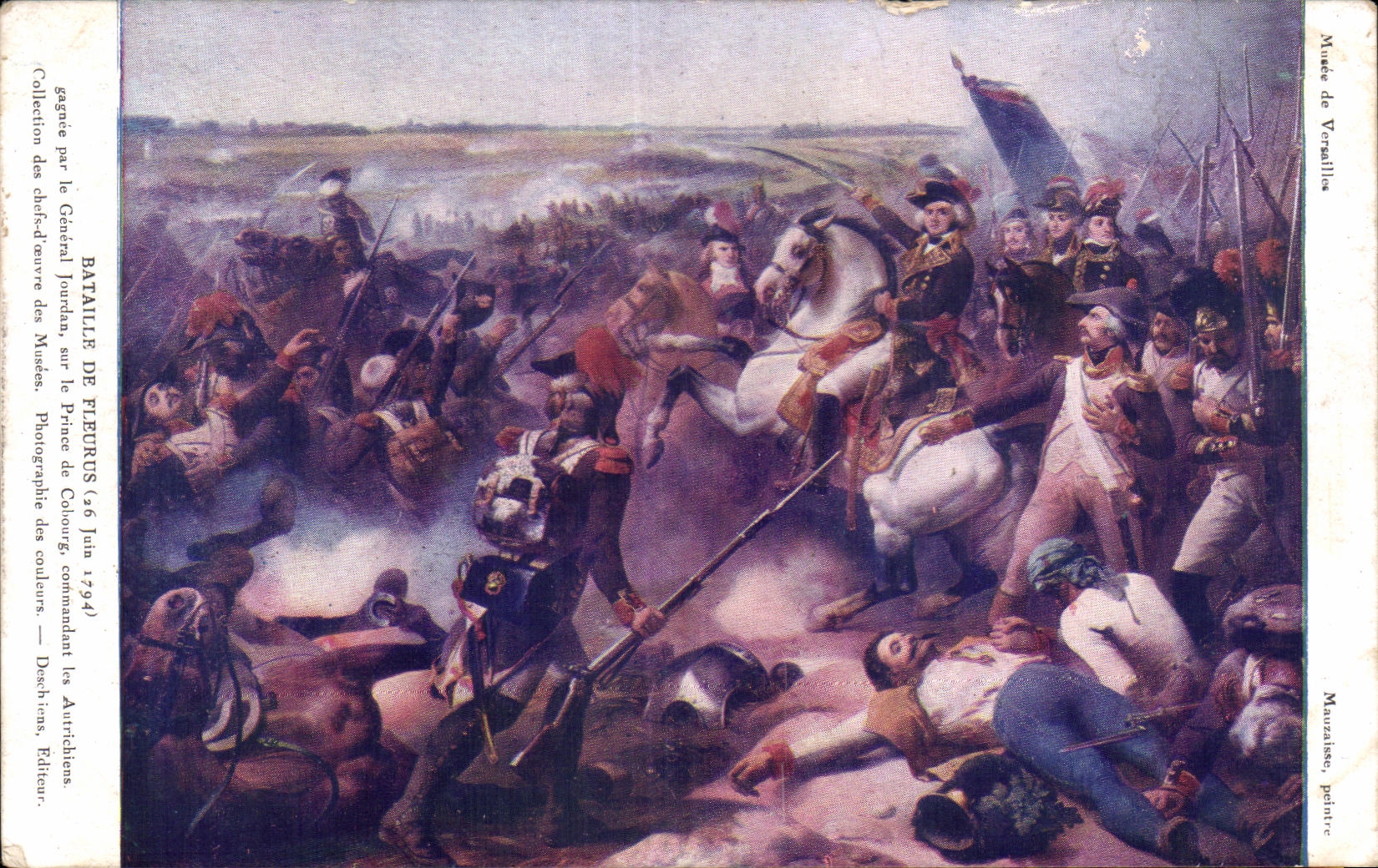 CPA Bataille de Fleurus 26 juin 1794 Napoleon Militaria 