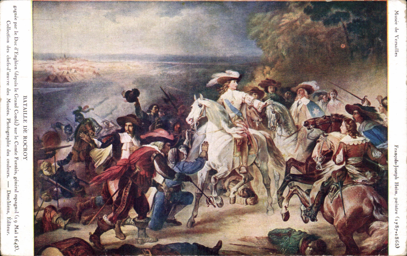 CPA Bataille de Rocroy Militaria Mai 1643