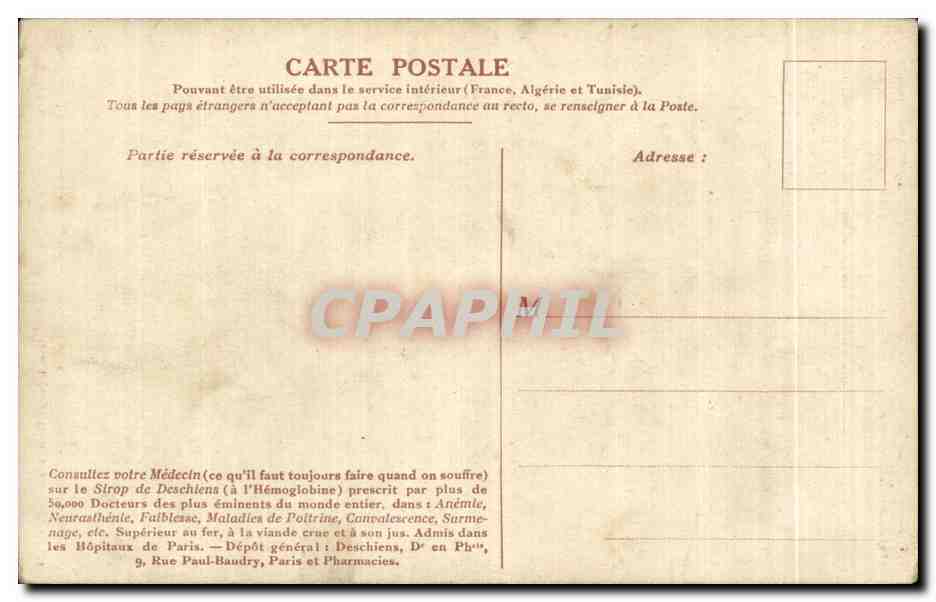 CPA Bataille de Rocroy Militaria Mai 1643 — Rückseite