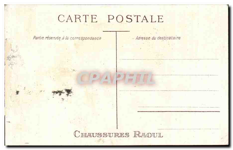 CPA Le Laboratoire de Berzelius savant  — Rückseite