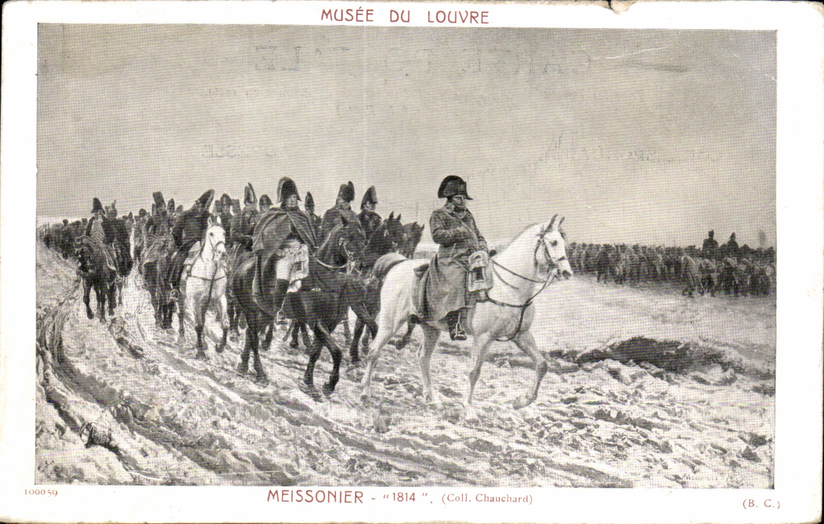 CPA Musee du Louvre Meissonier Napoleon Militaria 1814 Russie Russia