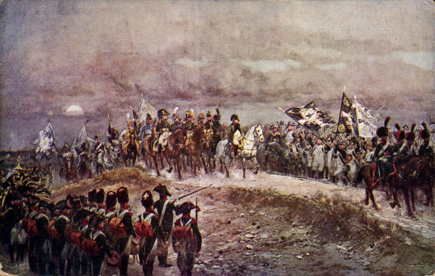 CPA Musee de l Armee Le Soir d lena par Edouard Details Napoleon Militaria 