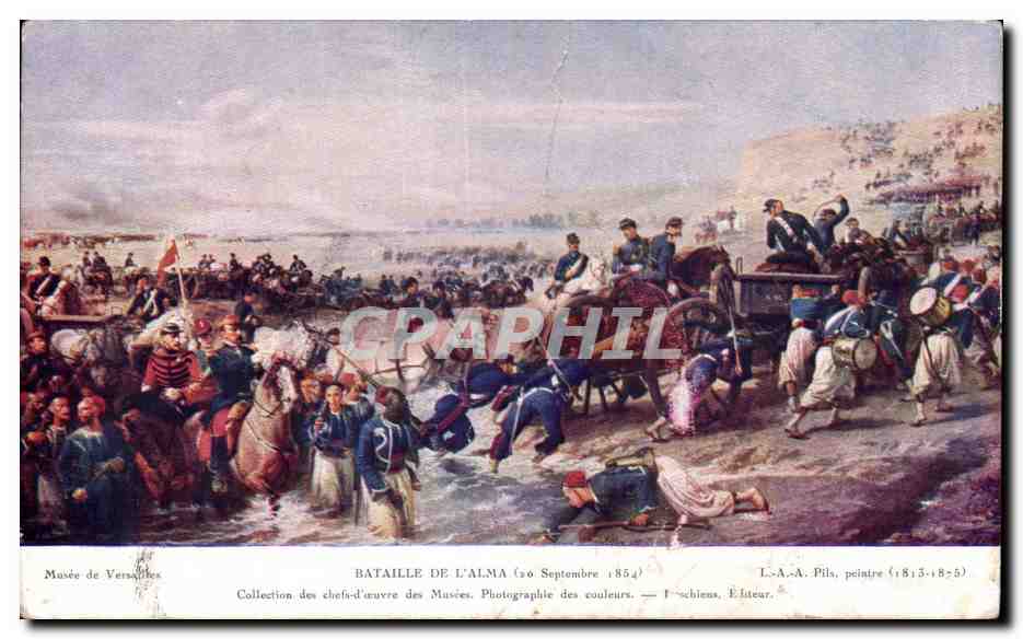 CPA Bataille de L Alma 1854 Militaria 