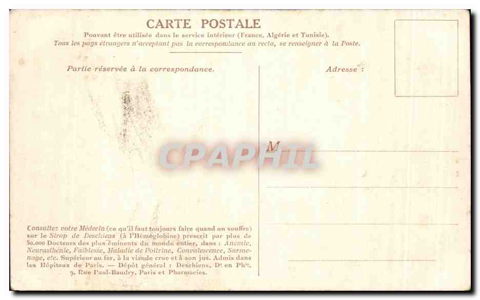 CPA Bataille de L Alma 1854 Militaria  — Rückseite