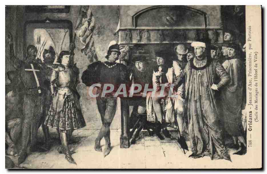 CPA Orleans Jeanne d Arc Prisonniere par Partrois par Partrois (Salle des Mariages de l Hotel de Ville)