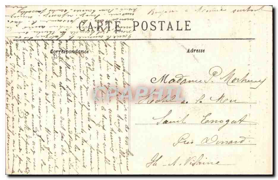CPA General d Armee Scherer louis Barthelemy Ministre de la Guerre Ne a Delle (Haut Rhin) en decede a Commenchon — Rückseite