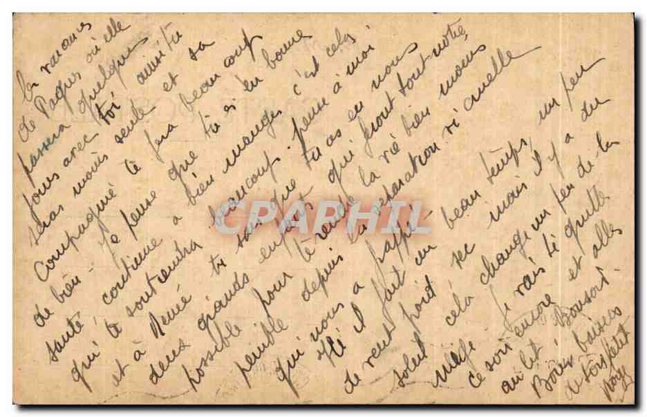 CPA Carte en Franchise Militaire Reuziaux St Brieuc — Rückseite