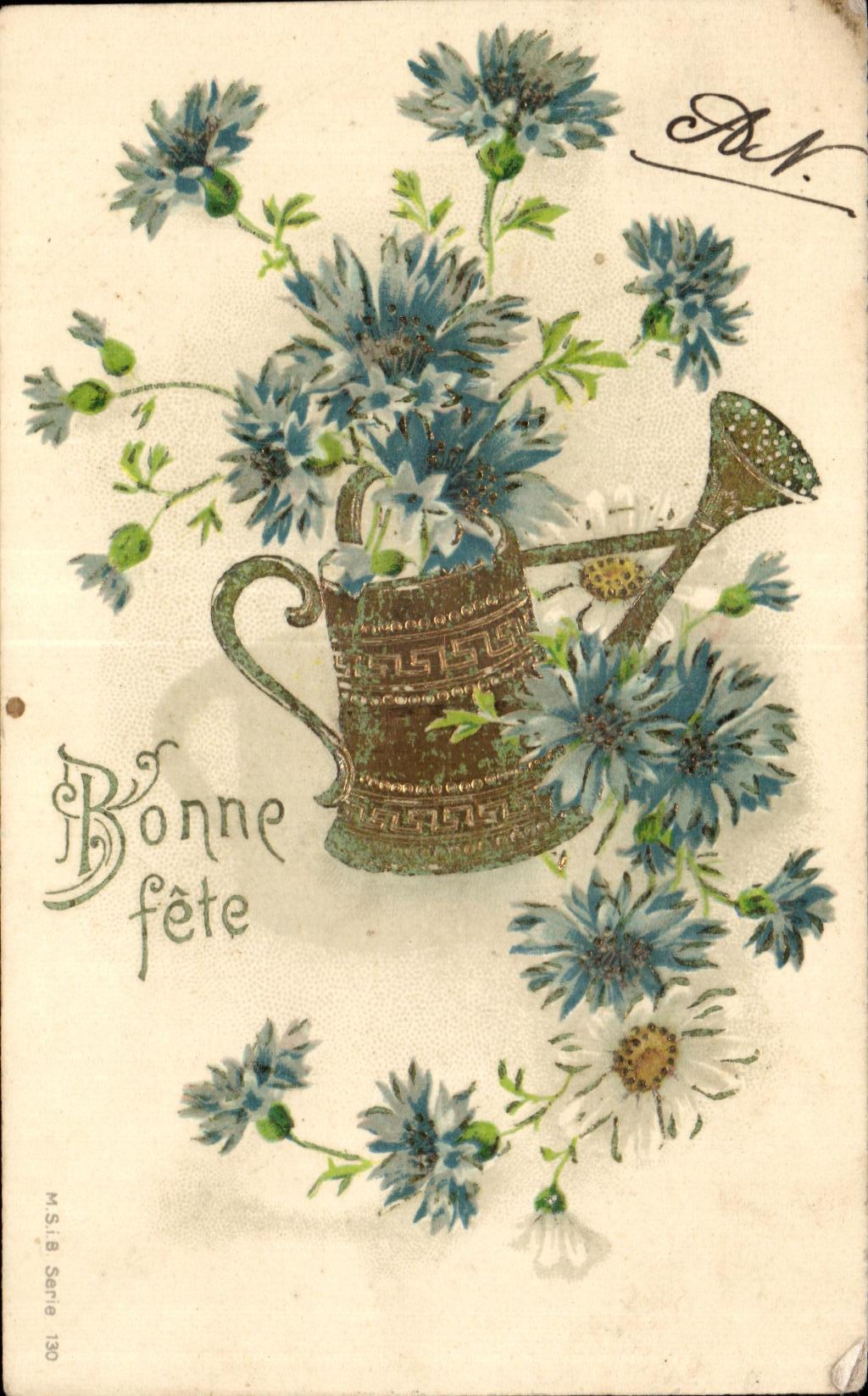 CPA Fantaisie Fleur 
