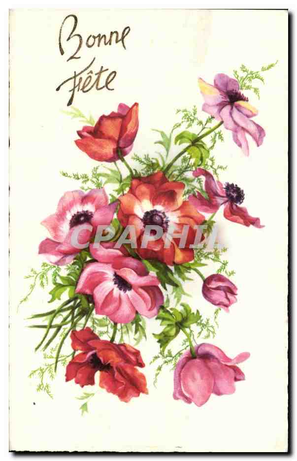 CPA Fantaisie Fleur 