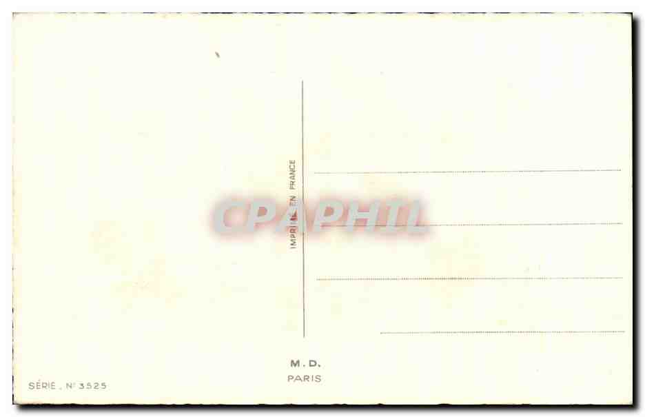 CPA Fantaisie Fleur  — Verso