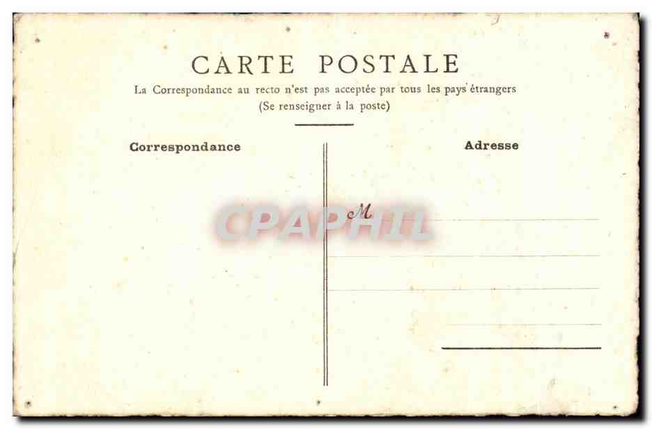 CPA Fantaisie Fleur  — Rückseite