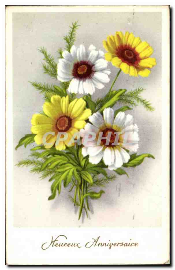 CPA Fantaisie Fleur 