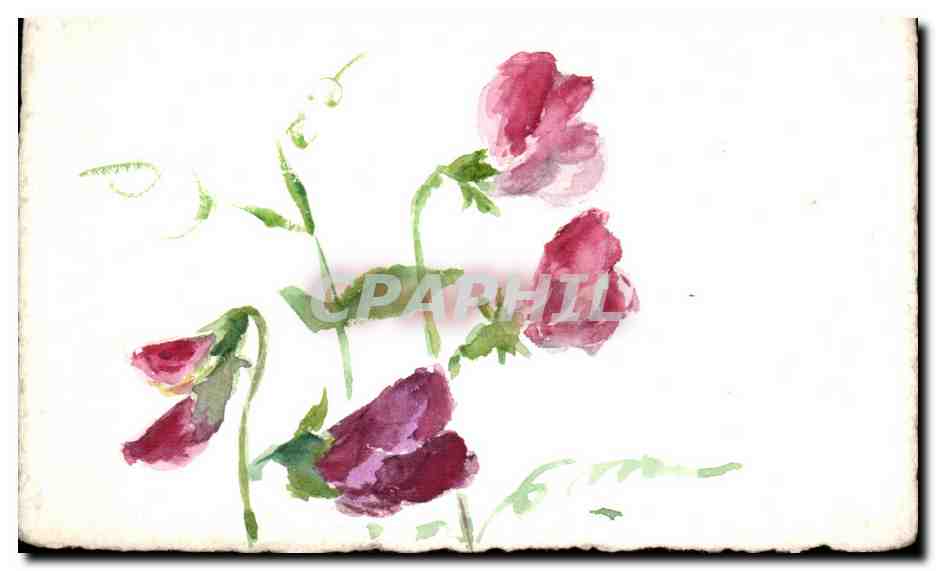 CPA Fantaisie Fleur 