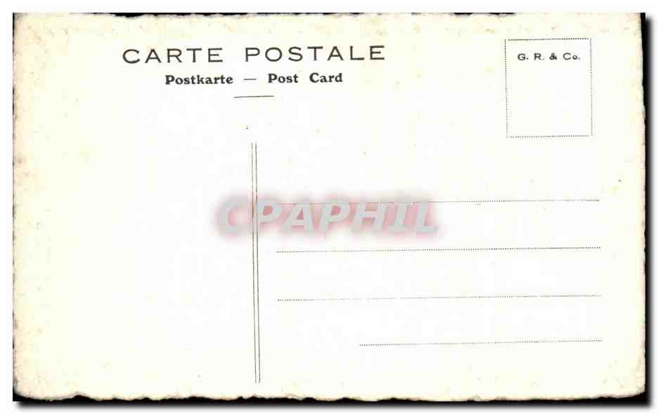 CPA Fantaisie Fleur  — Verso