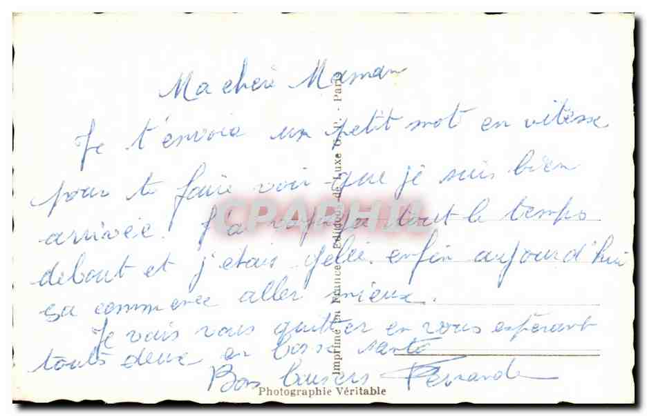 CPA Fantaisie Fleur  — Verso