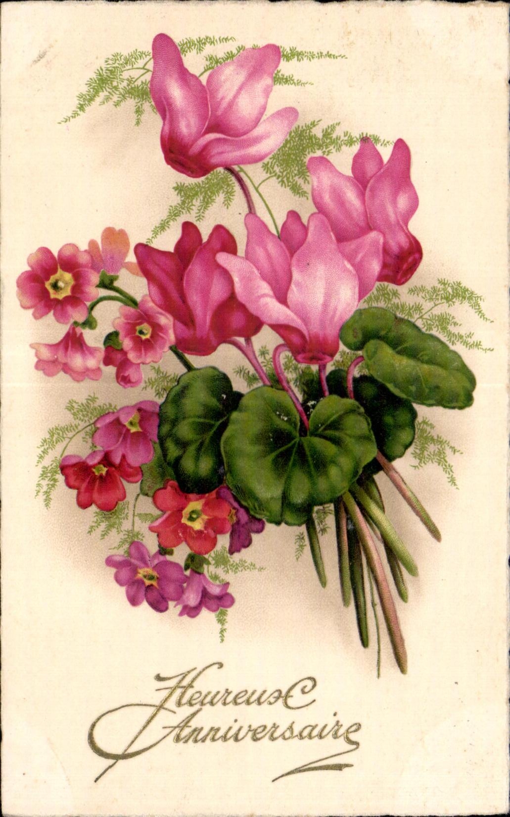 CPA Fantaisie Fleur 