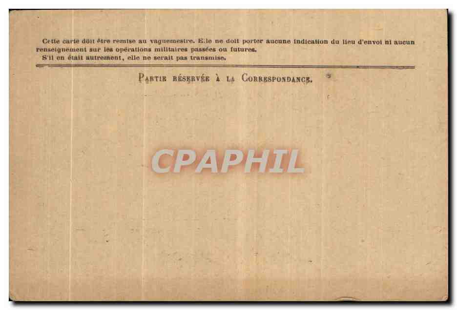 Carte de Franchise Militaire Chemisay Germisay St Urbain  — Rückseite