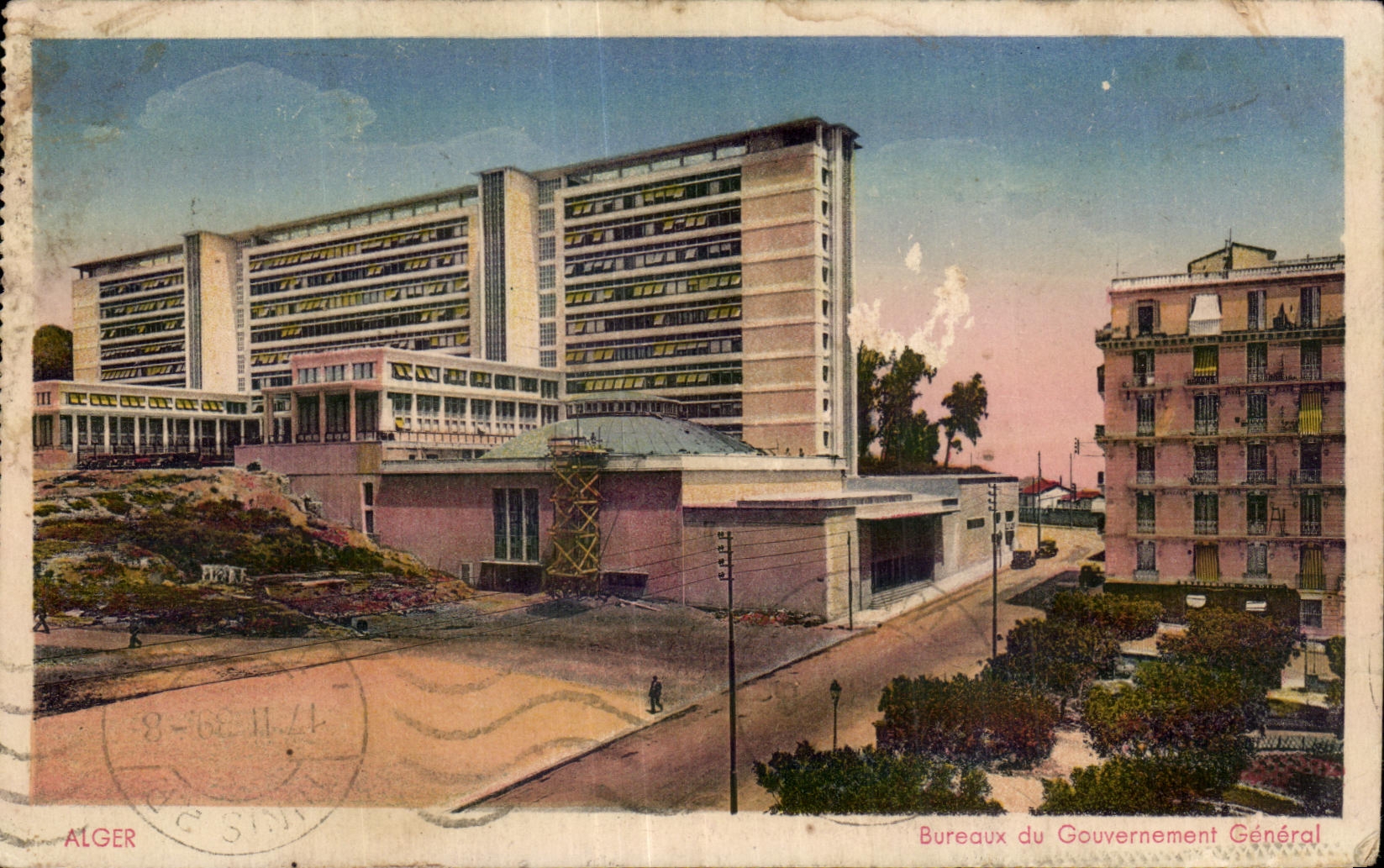 CPA Algerie Alger Bureaux du Gouvernement General