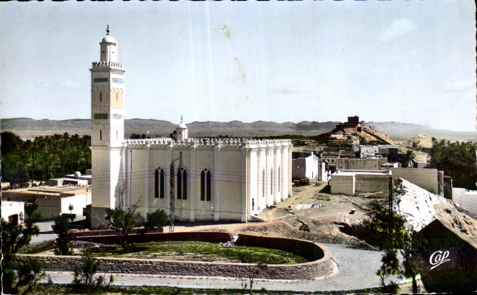 CPA Laghouat Vue sur la Mosquee prise de I Hopital Militaire