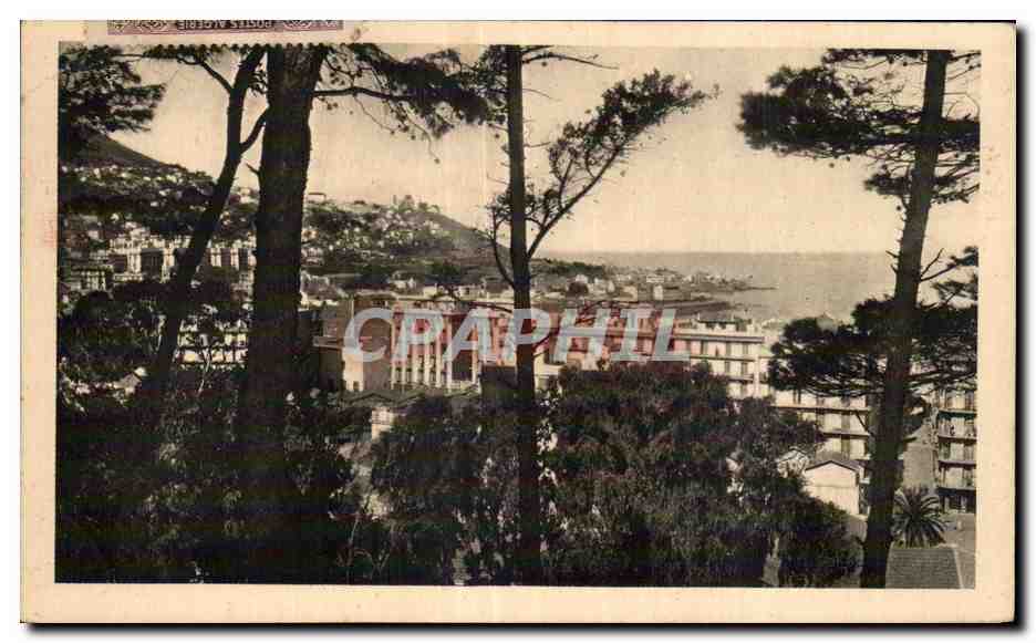 CPA Alger Une echappee sur Ia Ville et Notre Dame d Afrique